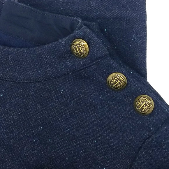 Talbots Blue Heathered Shift Dress - Picture 7 of 9